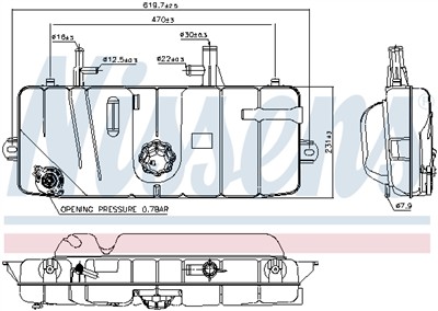 NISSENS 996039 Číslo výrobce: 376705301. EAN: 5707286465879.