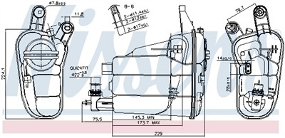 NISSENS 996128 Číslo výrobce: 376741764. EAN: 5707286499539.
