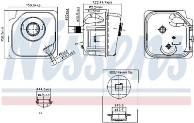 NISSENS 996206 Číslo výrobce: 376702534. EAN: 5707286500907.