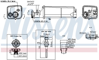 NISSENS 996261 Číslo výrobce: 376755101. EAN: 5707286503564.