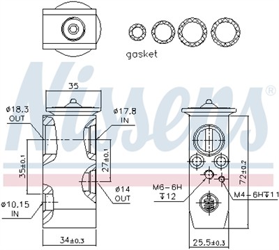 NISSENS 999279 EAN: 5707286468528.