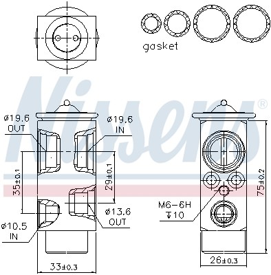 NISSENS 999328 Číslo výrobce: 351234501. EAN: 5707286469013.