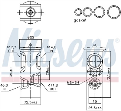 NISSENS 999472 Číslo výrobce: 70819265. EAN: 5707286507913.