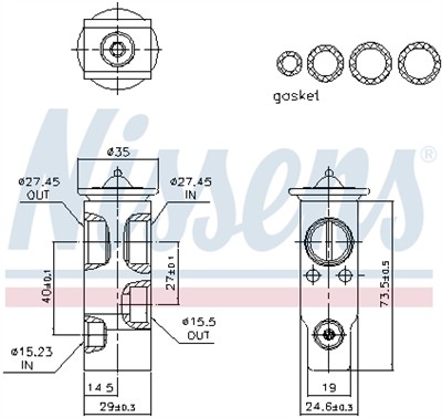 NISSENS 999551 Číslo výrobce: 4475002010.