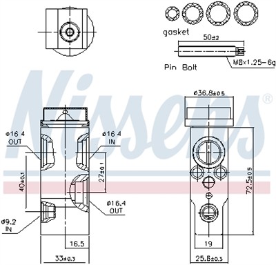 NISSENS 999553 Číslo výrobce: F108KP1AA.