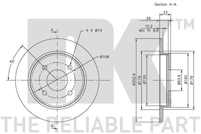 NK 202536 EAN: 5703858146139.