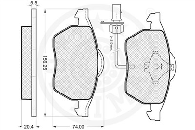 OPTIMAL 12080 Číslo výrobce: 20676. EAN: 4031185012355.