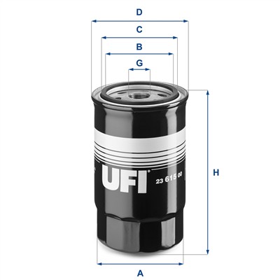 UFI 23.615.00 EAN: 8003453044593.