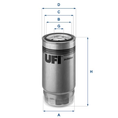 UFI 24.344.00 EAN: 8003453061293.