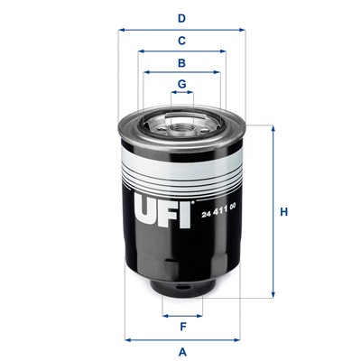 UFI 24.411.00 EAN: 8003453061385.