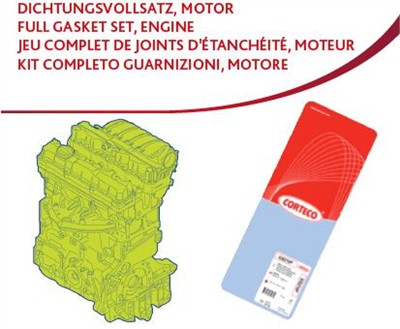 CORTECO 437082P Číslo výrobce: 83437082. EAN: 3358960235268.
