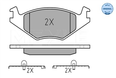 MEYLE 025 208 8715 Číslo výrobce: MBP0043. EAN: 4040074051665.