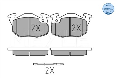 MEYLE 025 209 0518/W Číslo výrobce: MBP0049. EAN: 4040074034347.