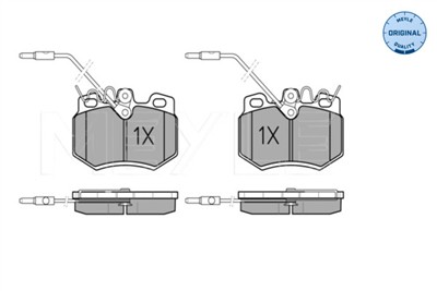 MEYLE 025 210 8017/W Číslo výrobce: MBP0072. EAN: 4040074113967.
