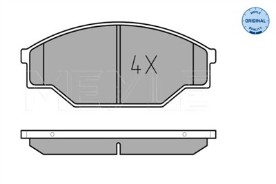 MEYLE 025 211 5815 Číslo výrobce: MBP0086. EAN: 4040074073469.