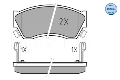 MEYLE 025 213 3314/W Číslo výrobce: MBP0112. EAN: 4040074123096.