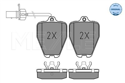 MEYLE 025 214 5218/W Číslo výrobce: MBP0131. EAN: 4040074494615.