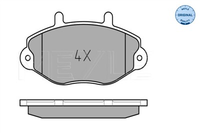 MEYLE 025 214 6918 Číslo výrobce: MBP0137. EAN: 4040074090282.