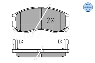 MEYLE 025 216 4716/W Číslo výrobce: MBP0172. EAN: 4040074142172.