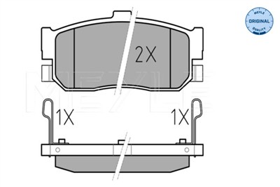 MEYLE 025 217 1316/W Číslo výrobce: MBP0187. EAN: 4040074073773.