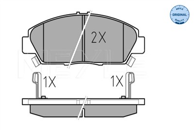 MEYLE 025 218 7918/W Číslo výrobce: MBP0215. EAN: 4040074111352.