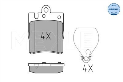 MEYLE 025 218 9915 Číslo výrobce: MBP0220. EAN: 4040074142394.