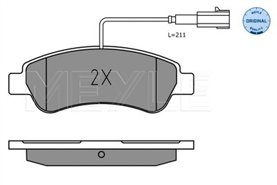 MEYLE 025 220 4119 Číslo výrobce: MBP1711. EAN: 4040074223574.