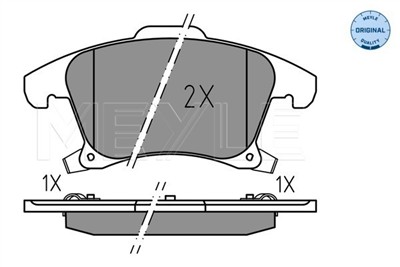 MEYLE 025 222 6920 Číslo výrobce: MBP1750. EAN: 4040074251270.