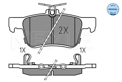 MEYLE 025 224 2915 Číslo výrobce: MBP1839. EAN: 4040074296790.