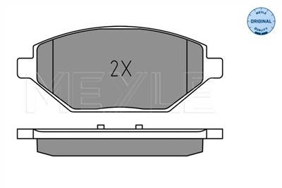 MEYLE 025 225 2218 Číslo výrobce: MBP1756. EAN: 4040074251331.