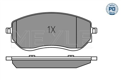 MEYLE 025 226 6021/PD Číslo výrobce: MBP1851PD. EAN: 4040074296233.