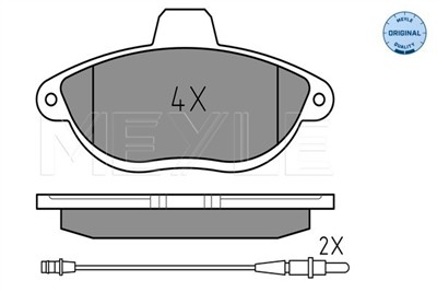 MEYLE 025 230 4218/W Číslo výrobce: MBP0248. EAN: 4040074428238.