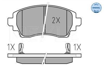 MEYLE 025 230 8818/W Číslo výrobce: MBP0258. EAN: 4040074074251.
