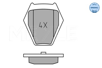 MEYLE 025 232 8017/W Číslo výrobce: MBP0310. EAN: 4040074430927.