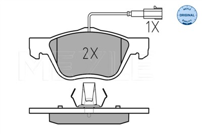 MEYLE 025 232 8919/W Číslo výrobce: MBP0313. EAN: 4040074533109.