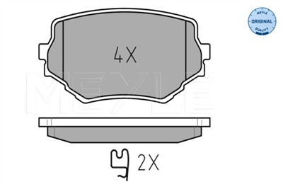 MEYLE 025 233 1414/W Číslo výrobce: MBP0320. EAN: 4040074074770.