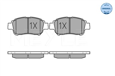 MEYLE 025 233 4816/W Číslo výrobce: MBP0327. EAN: 4040074296677.