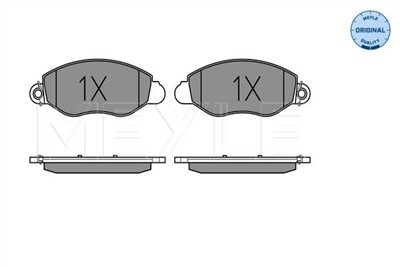 MEYLE 025 234 3418/W Číslo výrobce: MBP0345. EAN: 4040074385760.