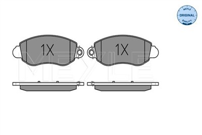 MEYLE 025 235 7718/W Číslo výrobce: MBP0386. EAN: 4040074327180.