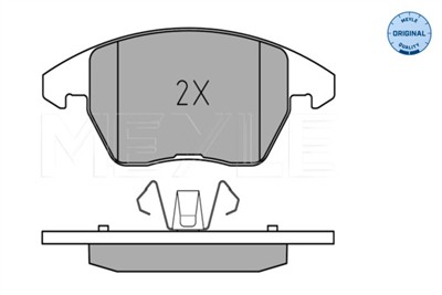 MEYLE 025 235 8919 Číslo výrobce: MBP0393. EAN: 4040074463901.