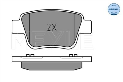 MEYLE 025 236 2016/W Číslo výrobce: MBP0407. EAN: 4040074427286.