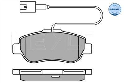 MEYLE 025 240 7217/W Číslo výrobce: MBP0515. EAN: 4040074063941.