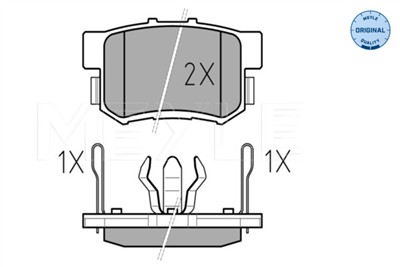 MEYLE 025 242 3114/W Číslo výrobce: MBP0545. EAN: 4040074074008.