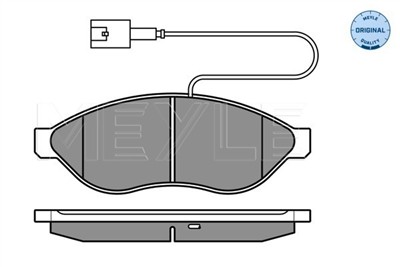 MEYLE 025 244 6819/W1 Číslo výrobce: MBP0599. EAN: 4040074636473.