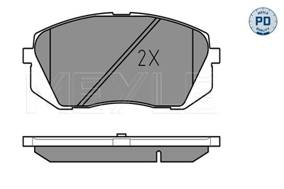MEYLE 025 245 0116/PD Číslo výrobce: MBP1594PD. EAN: 4040074163856.