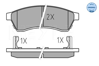 MEYLE 025 247 4414/W Číslo výrobce: MBP0663. EAN: 4040074073735.