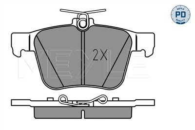 MEYLE 025 250 0916/PD Číslo výrobce: MBP1866PD. EAN: 4040074296264.
