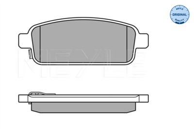 MEYLE 025 250 9616/W Číslo výrobce: MBP0691. EAN: 4040074064238.