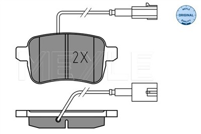 MEYLE 025 251 5617 Číslo výrobce: MBP1660. EAN: 4040074183168.