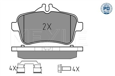 MEYLE 025 252 1518/PD Číslo výrobce: MBP0847PD. EAN: 4040074172964.